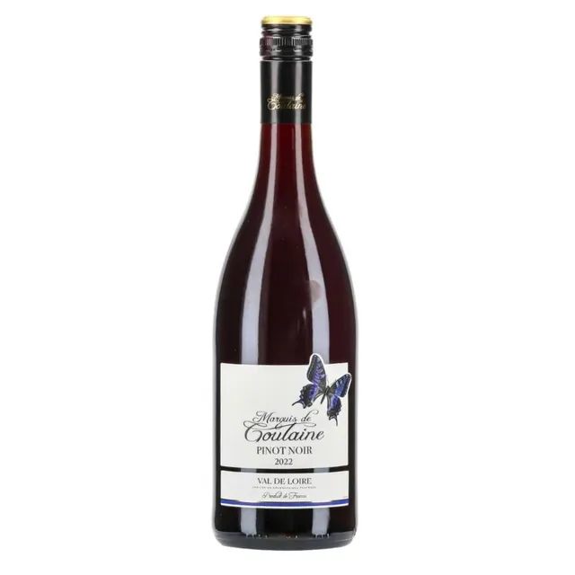 Raudonasis sausas vynas MARQUIS DE GOULAINE PINOT NOIR (12,5%), 0,75 l