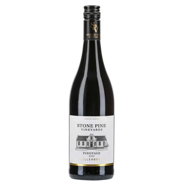 Raudonasis sausas vynas STONE PINE PINOTAGE (14%), 0,75 l