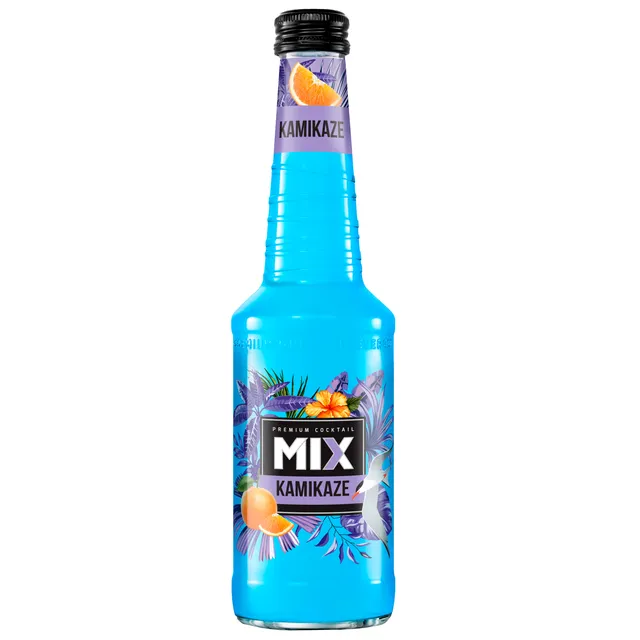 Gazuotas alkoholinis kokteilis MIX KAMIKAZE 4%, 330 ml