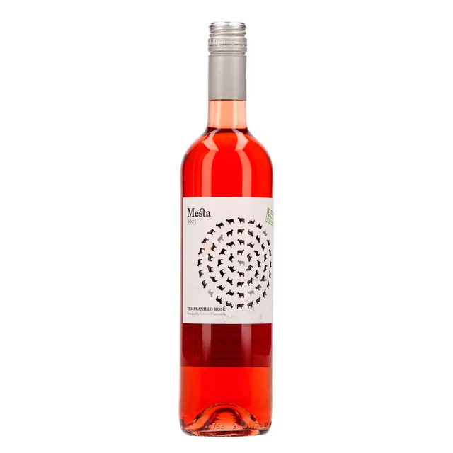 Rausvasis sausas vynas su SKVN MESTA TEMPRANILLO ROSADO ORGANIC (11,5%), 0,75 l
