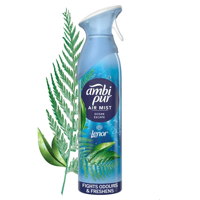 Purškiamas oro gaiviklis AMBI PUR Ocean Mist, 185ml