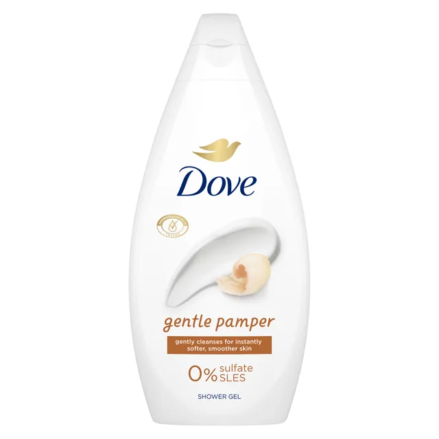 Gentle pamper dušo gelis DOVE, 450 ml
