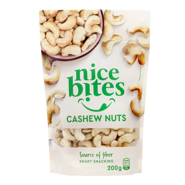 Anakardžių riešutai NICE BITES, 200 g