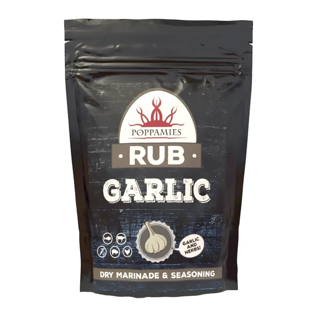 Prieskonių mišinys garlic rub POPPAMIES, 200 g