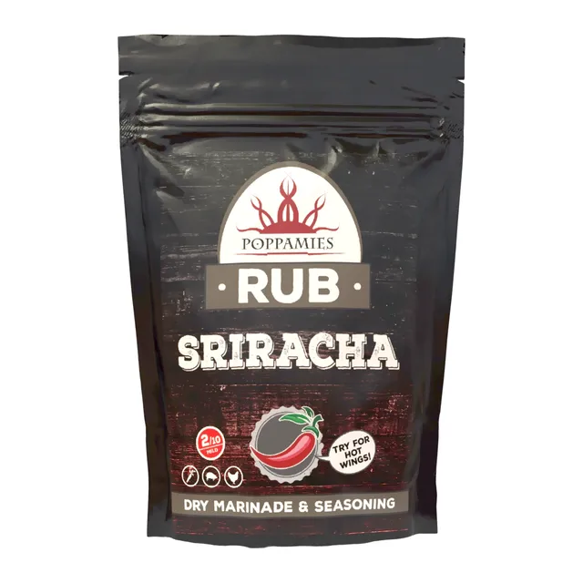 Prieskonių miš. sriracha rub POPPAMIES, 200 g