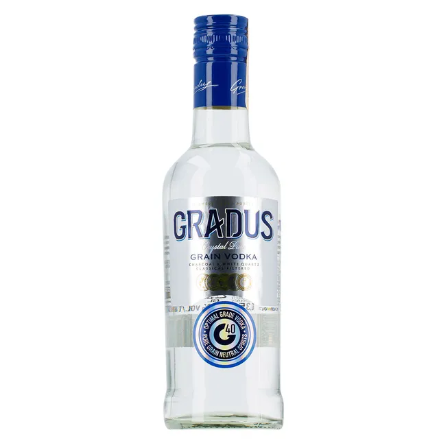 Degtinė GRADUS VODKA 40%, 0,35 l
