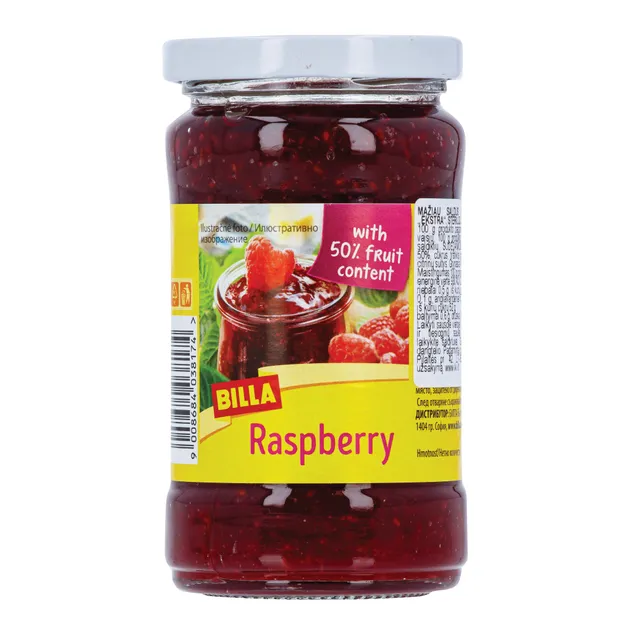 Aviečių skonio džemas BILLA, 340 g
