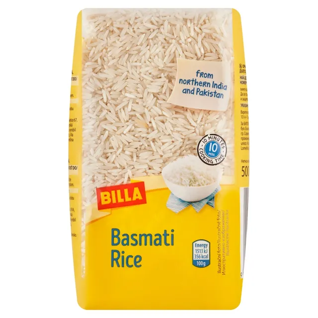 Basmati ryžiai BILLA, 500 g
