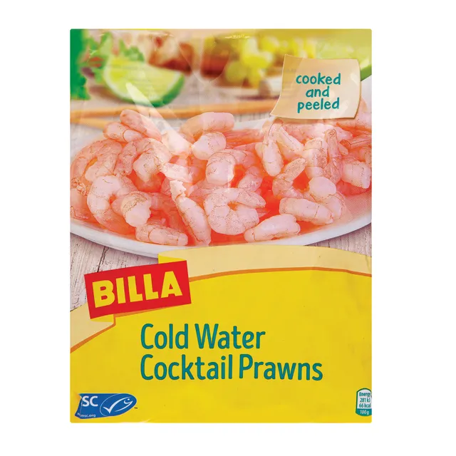 Kokteilinės krevetės BILLA, 270 g