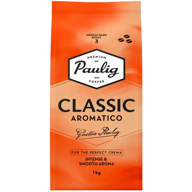 Kavos pupelės PAULIG CLASSIC AROMATICO, 1 kg