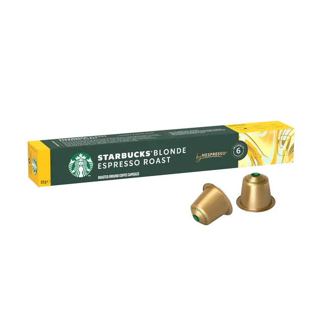 Kava Starbucks Blonde Espresso Roast by Nespresso, 10 kapsulių