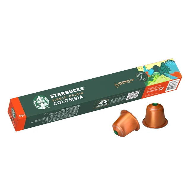 Kava Starbucks Single Origin Colombia by Nespresso, 10 kapsulių