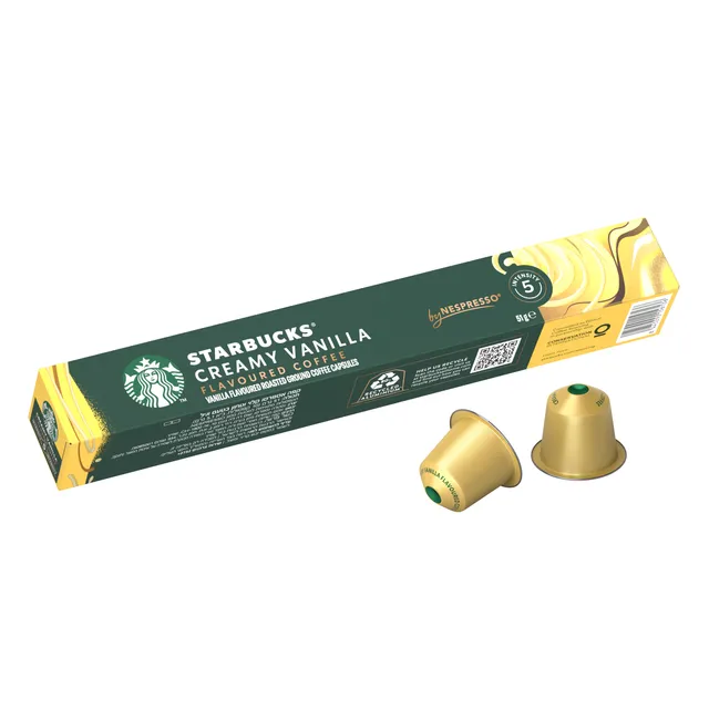 Kava Starbucks Creamy Vanilla by Nespresso, 10 kapsulių