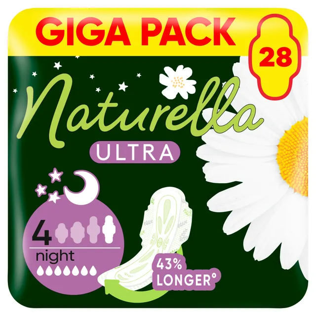 Higieniniai paketai NATURELLA Ultra Night, S4, 28 vnt