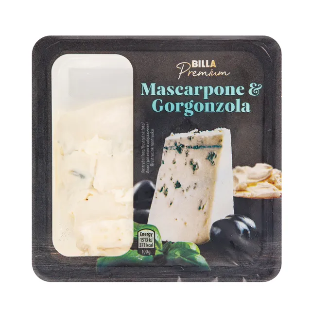 Gorgonzola ir maskarpone sūris BILLA PREMIUM, 150 g