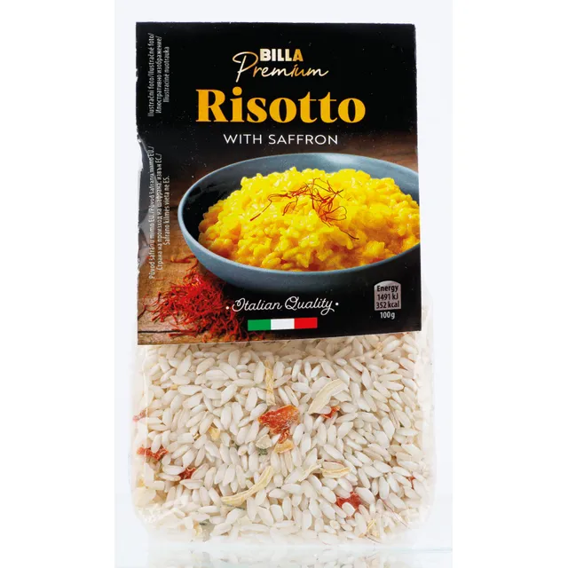 Risotto su šafranais BILLA PREMIUM, 300 g