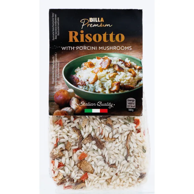 Rissoto su porcini grybais BILLA PREMIUM, 300 g