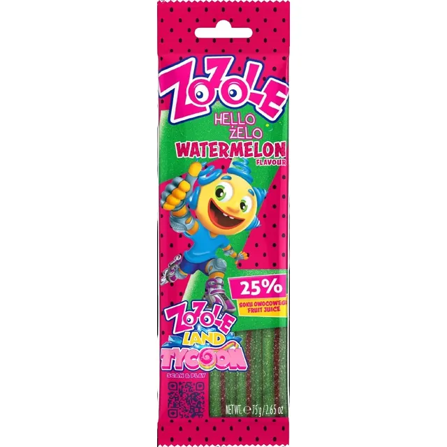 ZOZOLE WATERMELON juostiniai guminukai 75 g