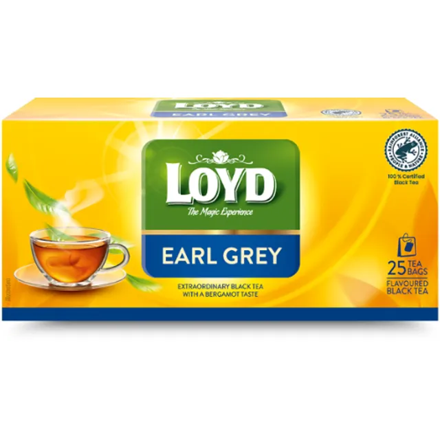 Juodoji arbata LOYD EARL GREY, 25x1.7 g