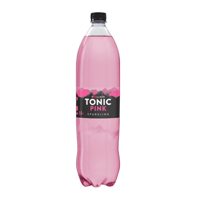 Gazuotas aromatizuotas gaivusis gėrimas WALLKER TONIC PINK, 1,5 l