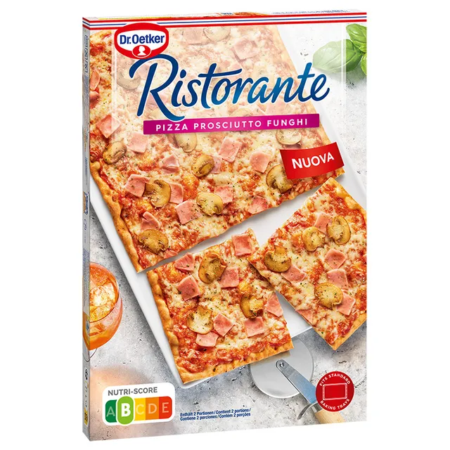 Pica Ristorante Grandissima Prosciutto Funghi, 580 g