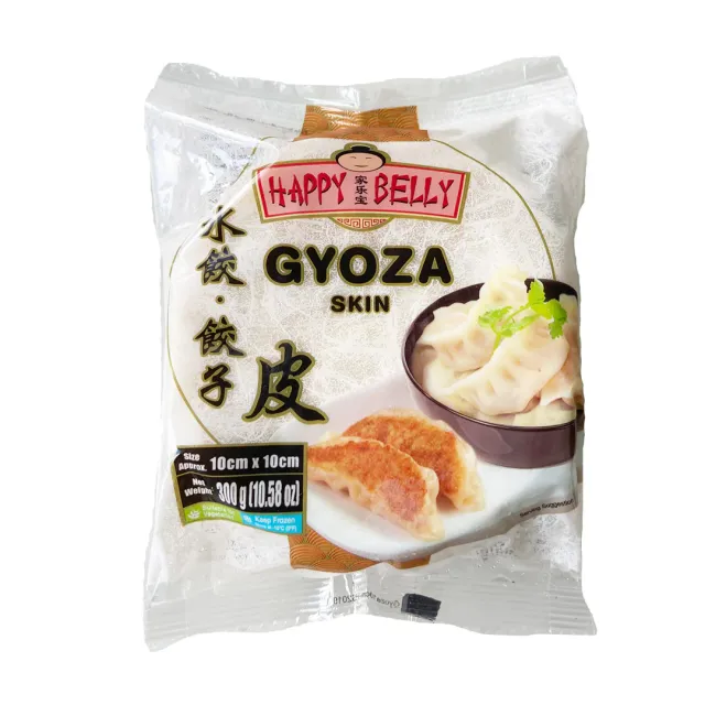 Gyoza skin tešla koldūnams Happy Belly, 300 g