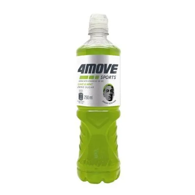 Izotoninis gėrimas žaliųjų citrinų ir mėtų skonio 4 MOVE, 750 ml