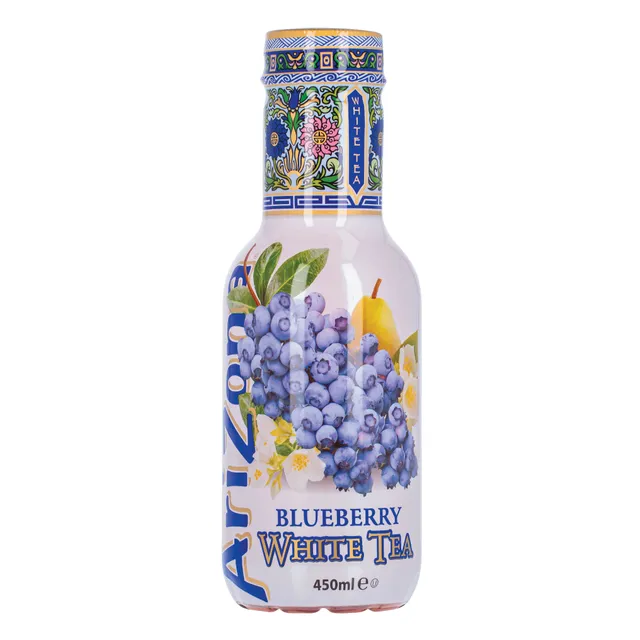 Baltosios arbatos gėrimas ARIZONA, mėlynių skonio, 450ml PET D