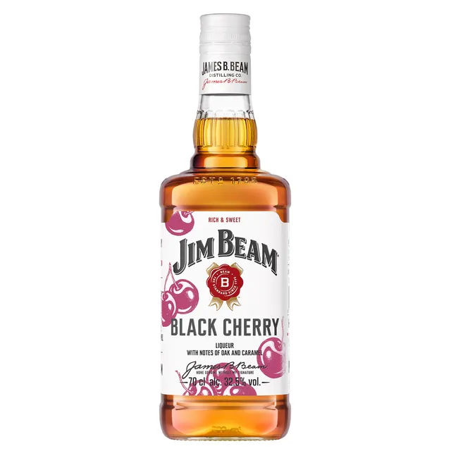 Likeris JIM BEAM BLACK CHERRY (32,5%), 0,7 l