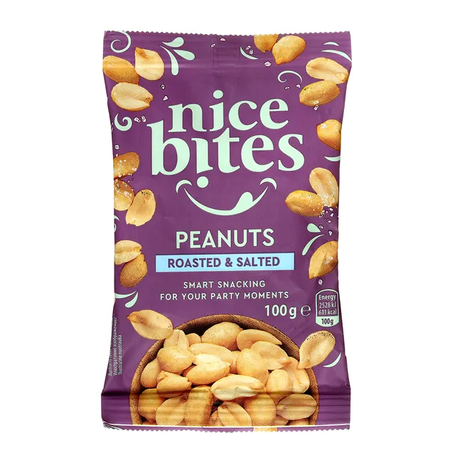 NICE BITES žemės riešutai , 100 g