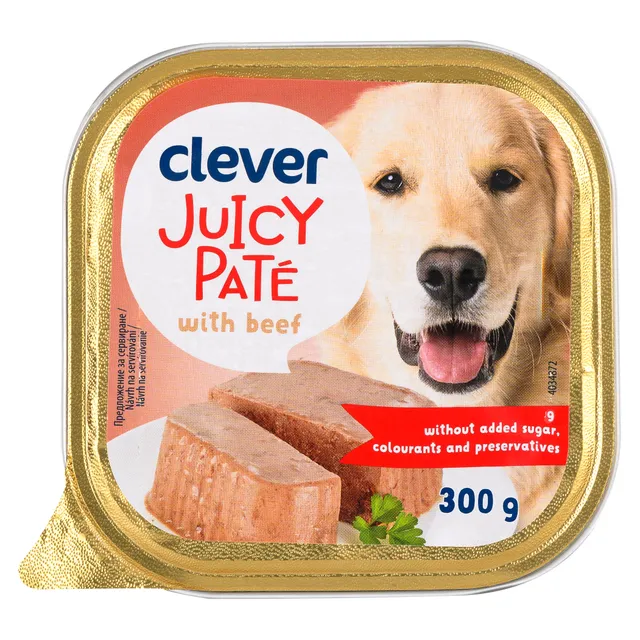 Sultingas paštetas su jautiena CLEVER, 300 g