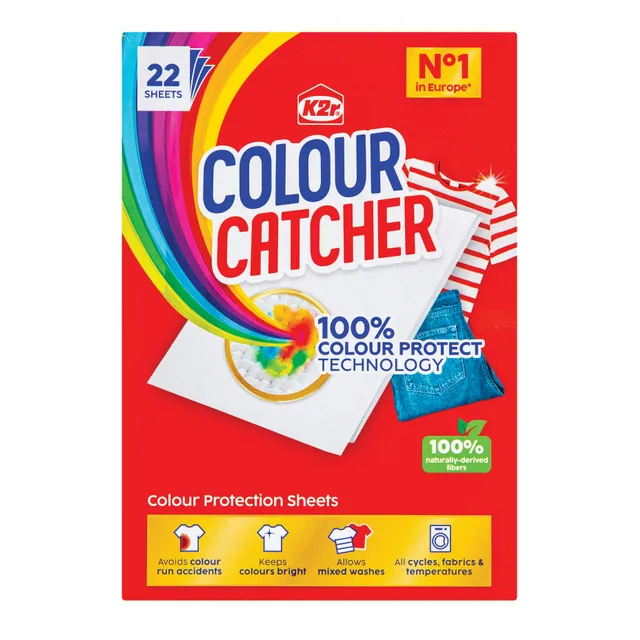 Skalbimo lapeliai K2R Colour catcher, 22 vnt