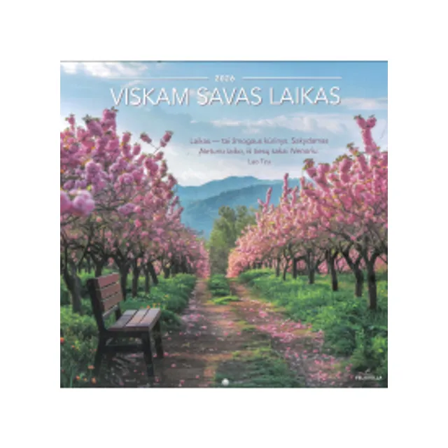 Kalendorius 2026 VISKAM SAVAS LAIKAS30X30, KVADRATINIS