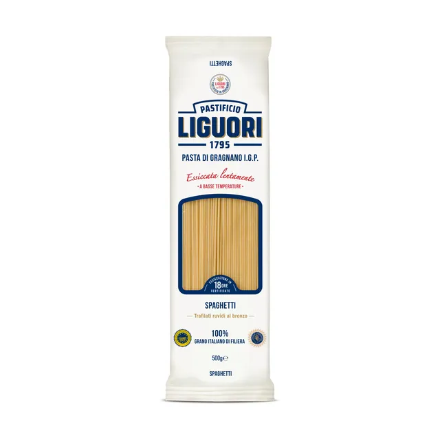 LIGUORI kietagrūdžiai itališki makaronai SPAGEČIAI NR. 3, 500 g