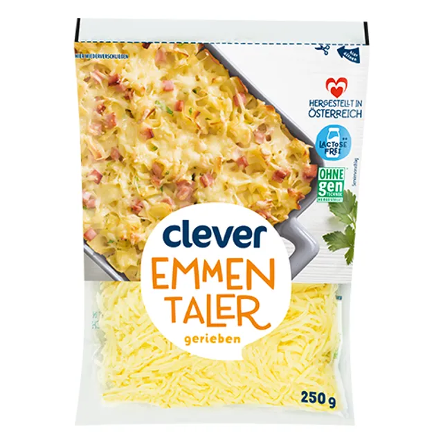 Tarkuotas ementalio sūris CLEVER, 250 g