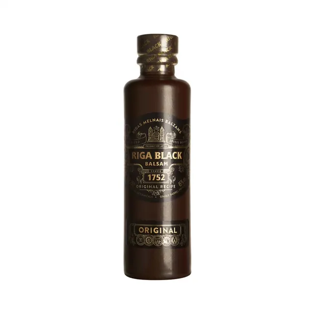 Spiritinis gėrimas RIGAS BLACK BALZAM (45%) 0,2 l