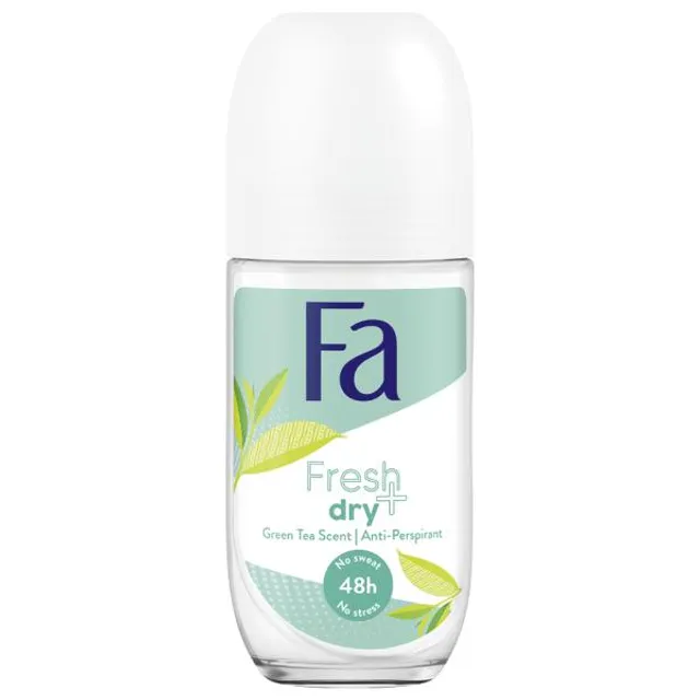 FA rutulinis dezodorantas FRESH&DRY Green Tea, 50 ml