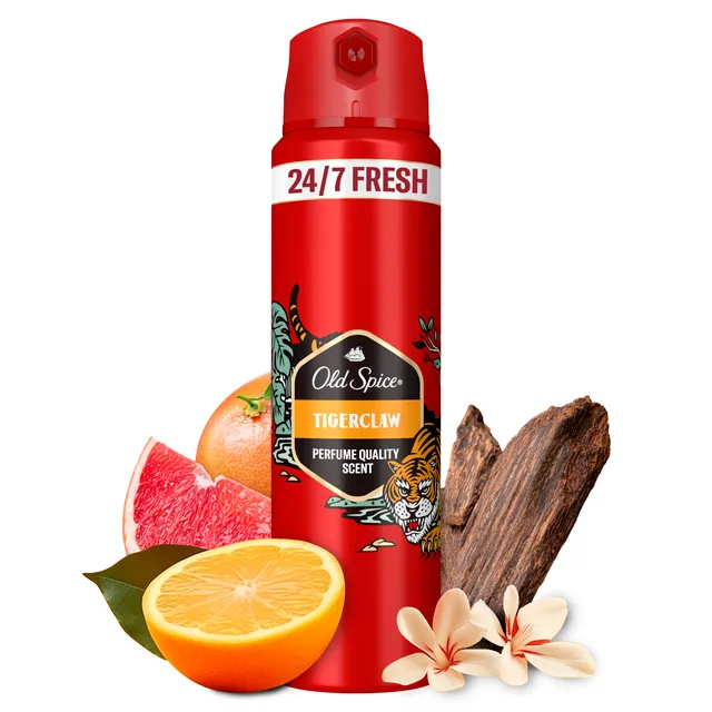 Purškiamas dezodorantas OLD SPICE Tiger Claw, 150ml