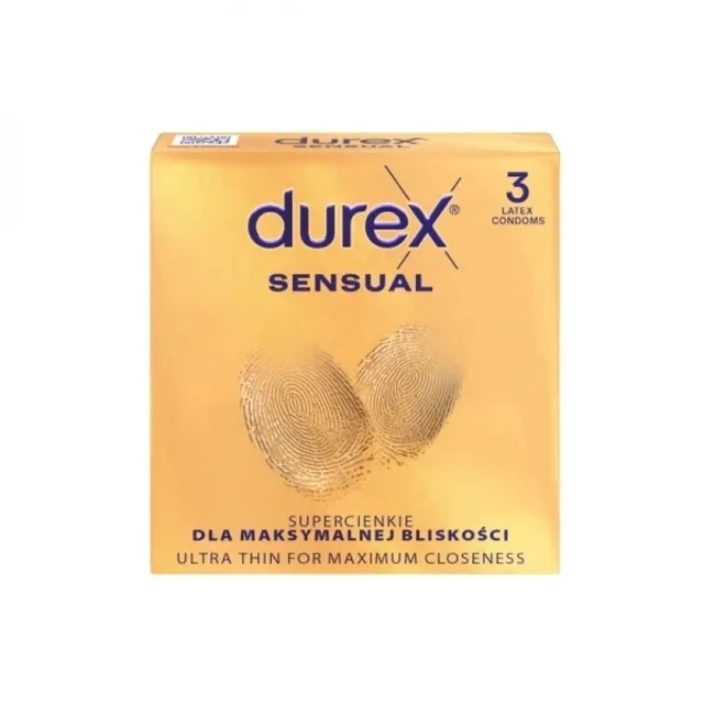 Prezervatyvai DUREX SENSUAL, 3 vnt
