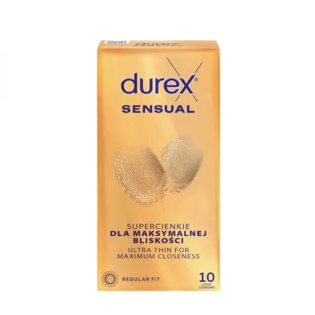 Prezervatyvai DUREX SENSUAL, 10 vnt