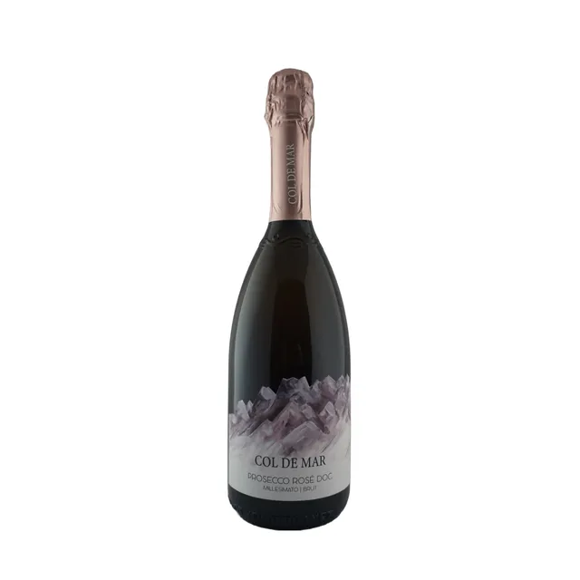 Rausvasis briutas rūšinis putojantis vynas COL DE MAR PROSECCO ROSE DOC BRUT MILLESIMATO (11,5%) 0,75 l