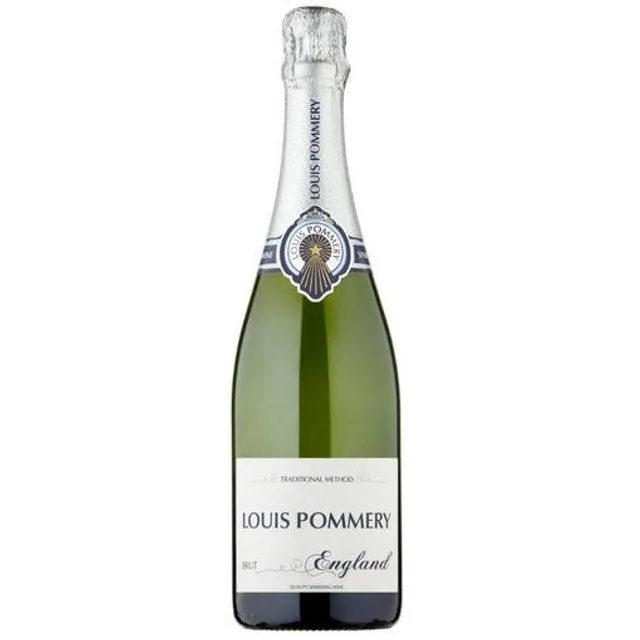 Baltasis briutas rūšinis putojantis vynas LOUIS POMMERY SPARKLING ENGLAND (12,5%) 0,75 l