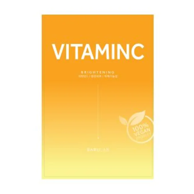 BARULAB VITAMIN C BRIGHTENING lakštinė veido kaukė, 23 g