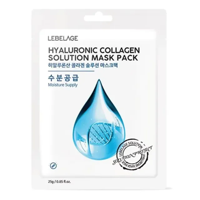 Lakštinė veido kaukė LEBELAGE LEBELAGE Hyalur.Collagen 25g