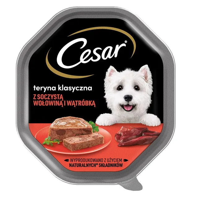 Indelis su minkšta veršiena ir paukštiena, CESAR, 150 g
