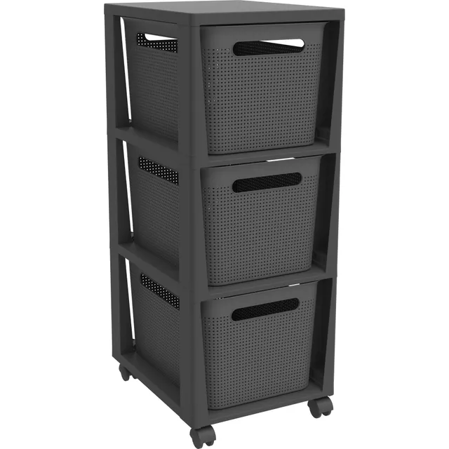 Sandėliavimo lentyna ROTHO BRISEN 77X36,6X29,6 cm pilka