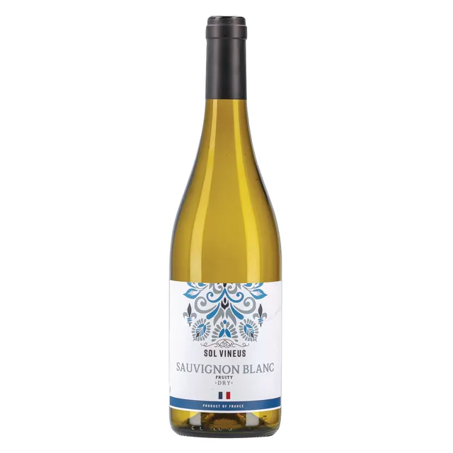 Baltasis sausas vynas SOL VINEUS SAUVIGNON BLANC (11%) 0,75 l