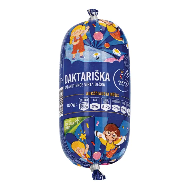 Virta kalakutienos Daktariška dešra 300g
