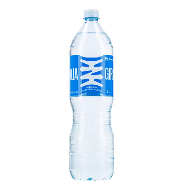 ŽALIA GIRIA 1,5 l Negazuotas natūralus mineralinis vanduo
