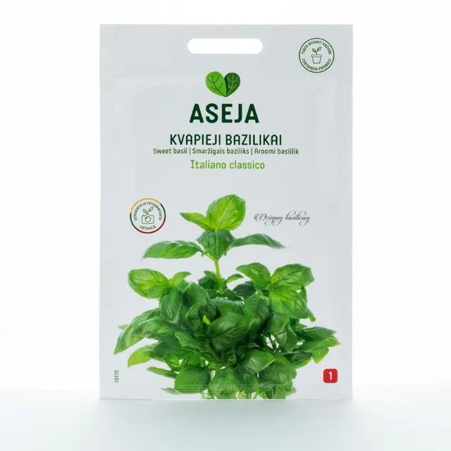 Sėklos ASEJA KVAPIEJI BAZILIKAI ITALIANO/CLASSICO 0,5GR 10170(1)